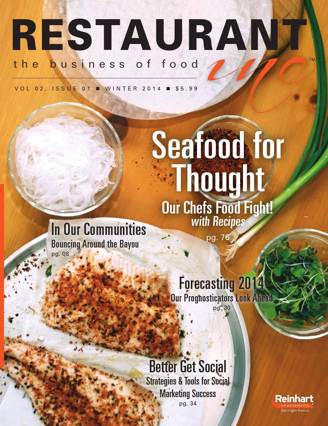 Restaurant Inc. Winter 2013 by Performance & Reinhart Foodservice