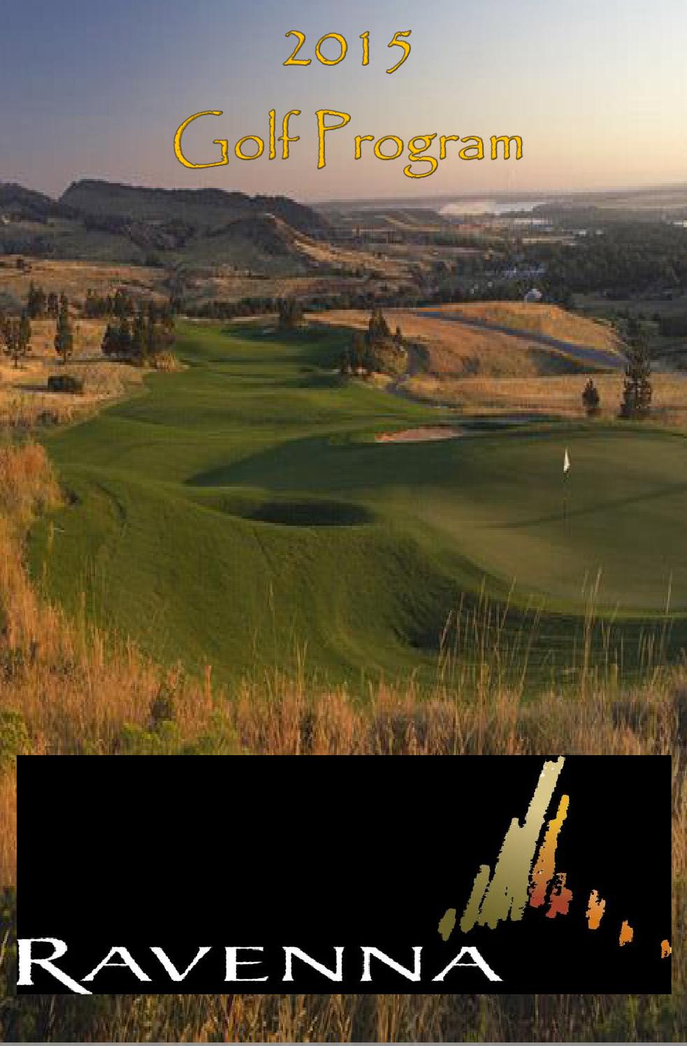 2015 Ravenna Golf Program by The Club at Ravenna Issuu