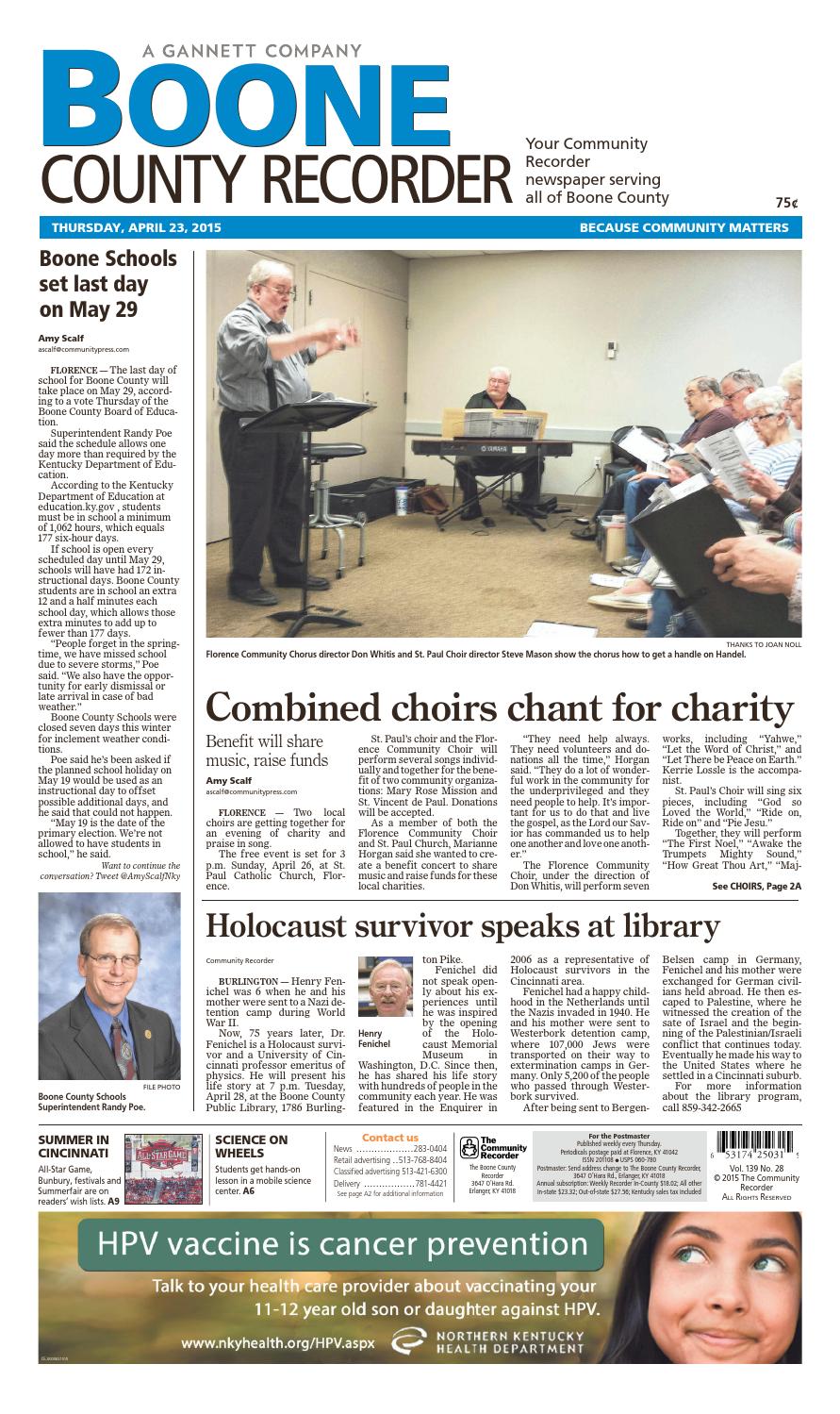 Boone county recorder 042315 by Enquirer Media Issuu