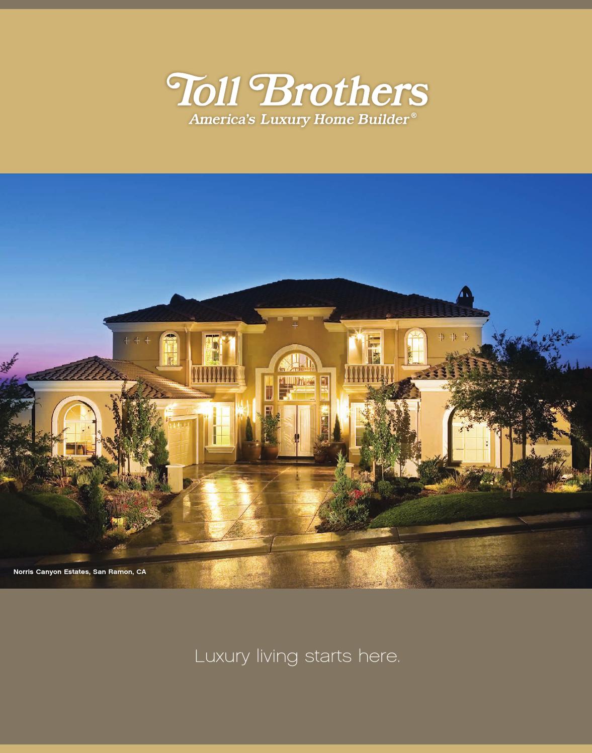 Toll Brothers Western Region Brochure by Toll Brothers, Inc. Issuu