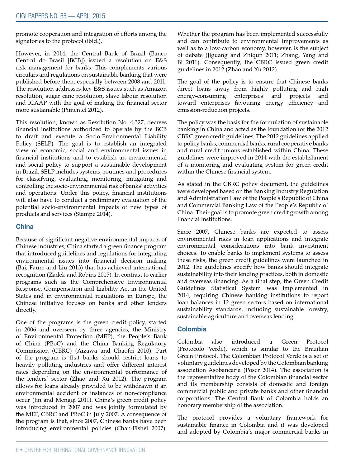 Development Of Sustainability And Green Banking Regulations