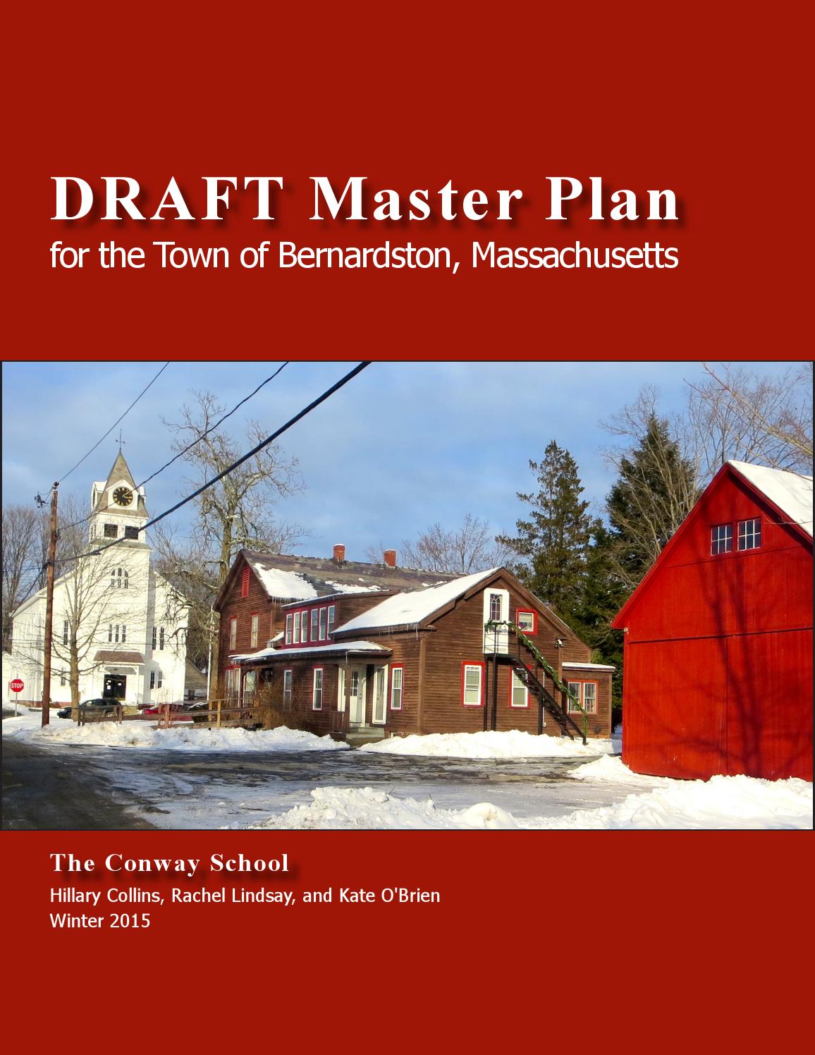 Bernardston Master Plan Draft by Rachel Wyatt Lindsay Issuu