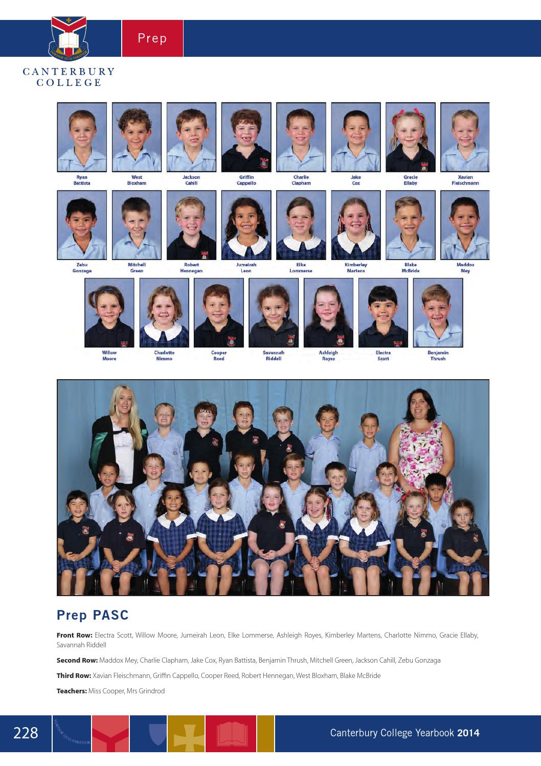 Canterbury College Yearbook 2014 by Canterbury College Publications Issuu