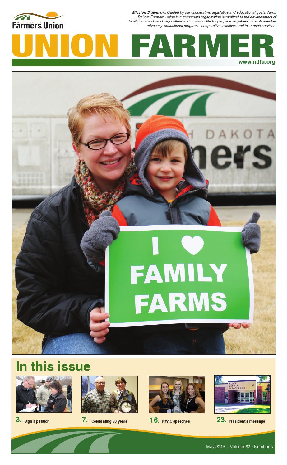 May Union Farmer by North Dakota Farmers Union Issuu