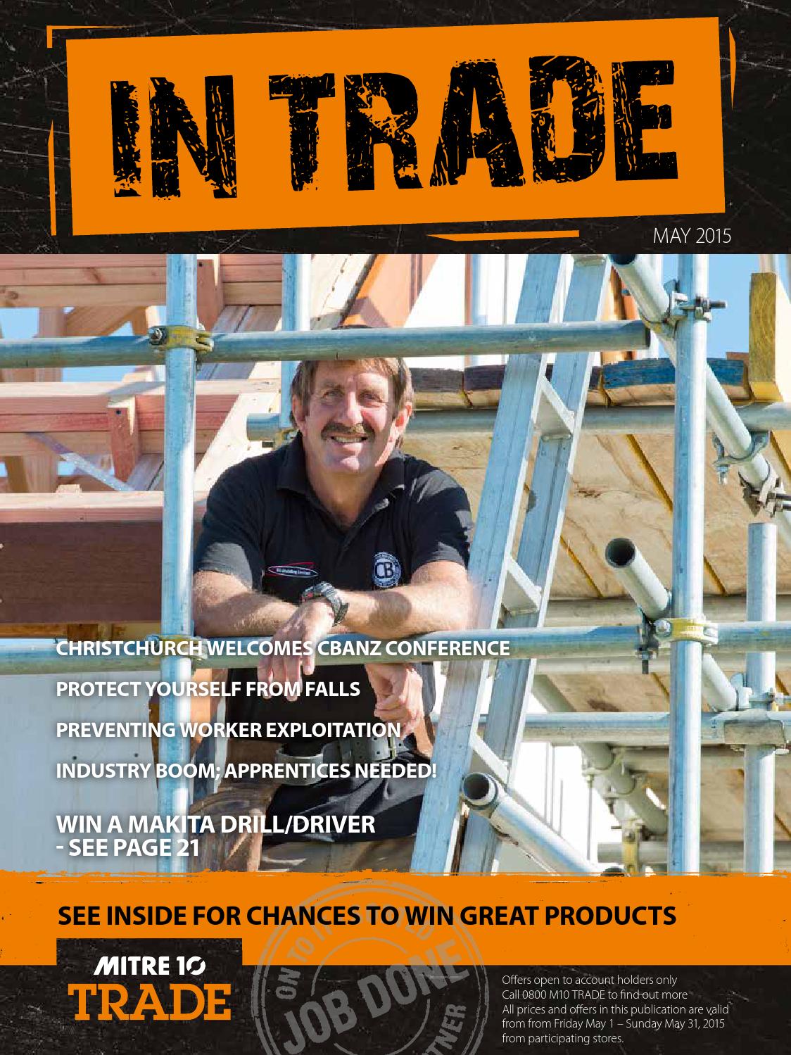Mitre 10 In Trade Magazine May 2015 by Mitre 10 Trade Issuu