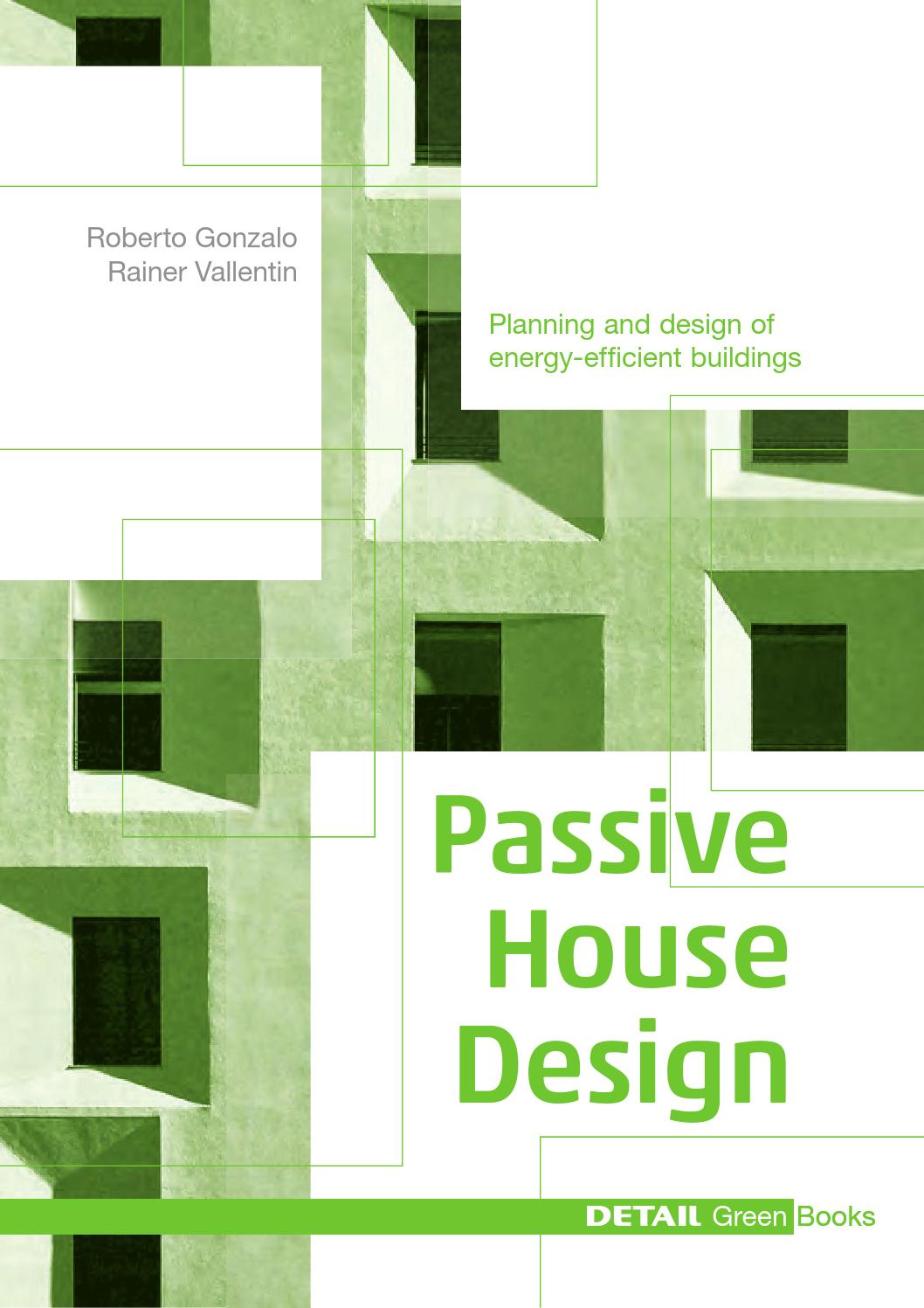 Passive House Design by DETAIL Issuu