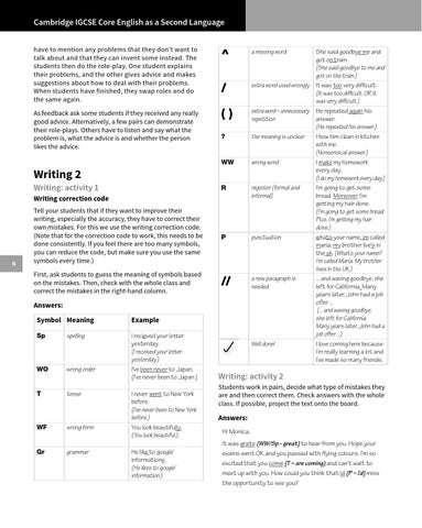 Preview Cambridge IGCSE Core English as a Second Language Teacher's ...