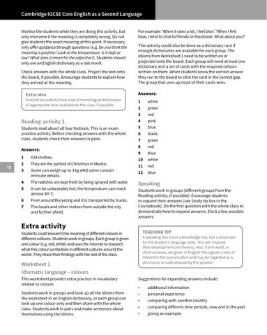 Preview Cambridge IGCSE Core English as a Second Language Teacher's ...