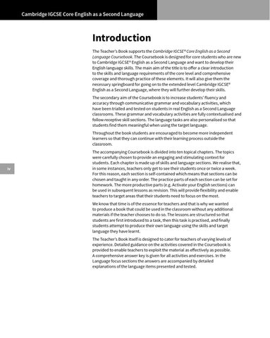Preview Cambridge IGCSE Core English as a Second Language Teacher's ...