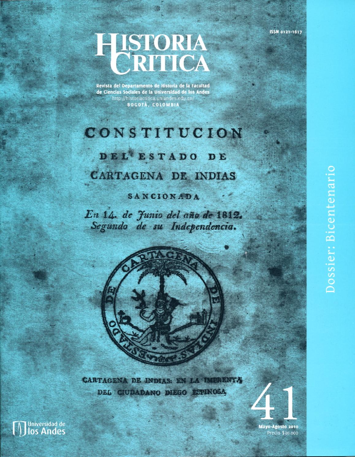 Historia Crítica No. 41 by Publicaciones Faciso - Issuu
