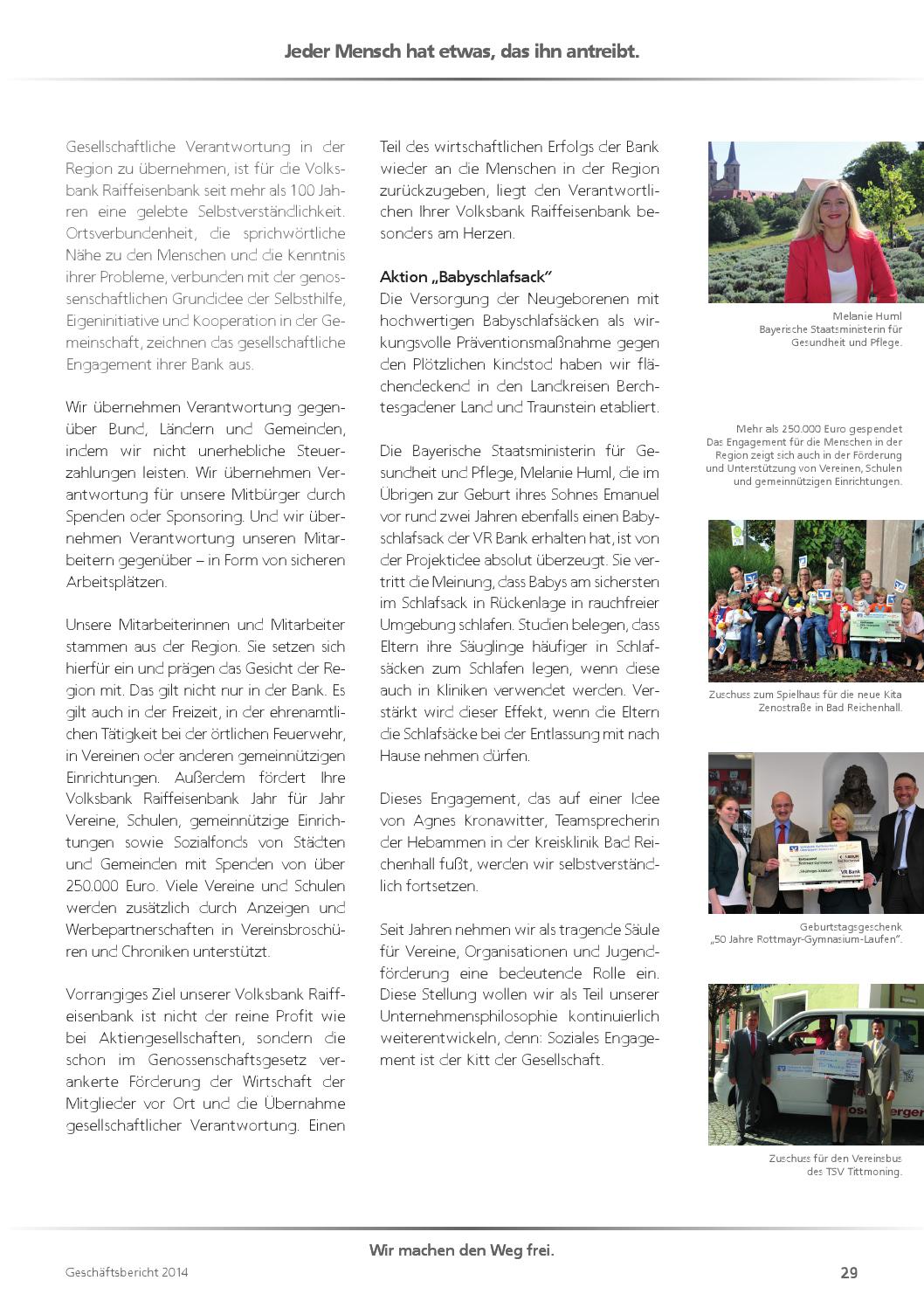 Geschaftsbericht 2014 By Volksbank Raiffeisenbank Oberbayern