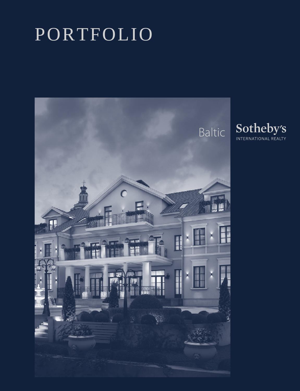 Baltic Sotheby's International Realty Portfolio 2015 by Baltic Sotheby