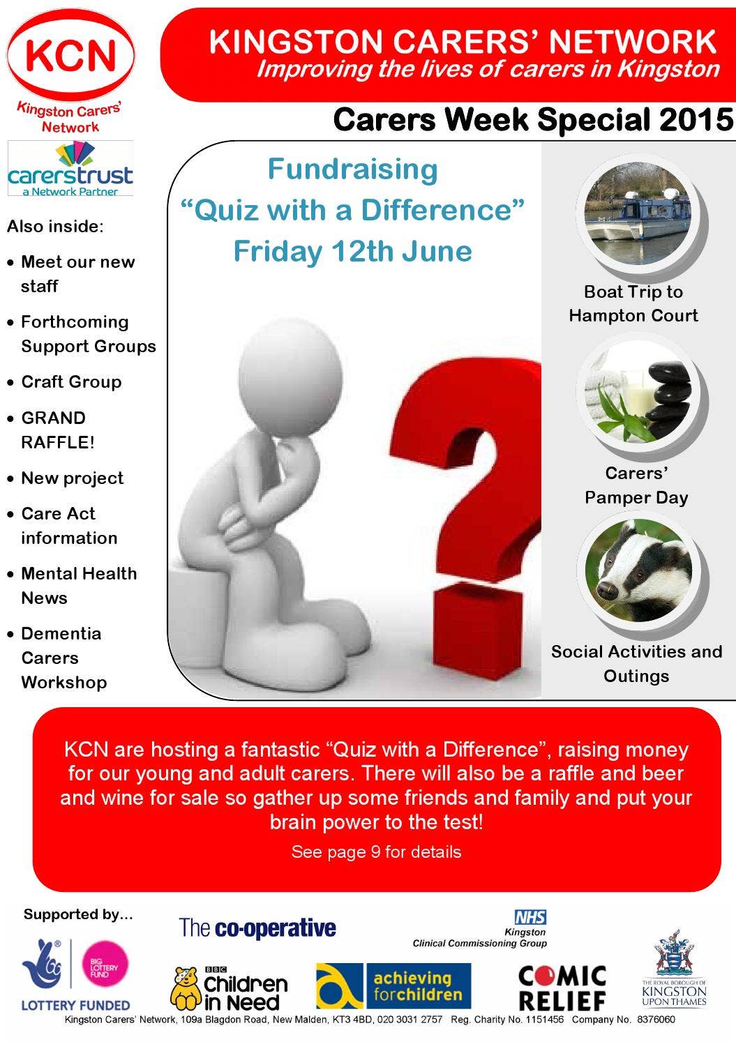 Carers Week Special 2015 by Kingston Carers' Network - Issuu