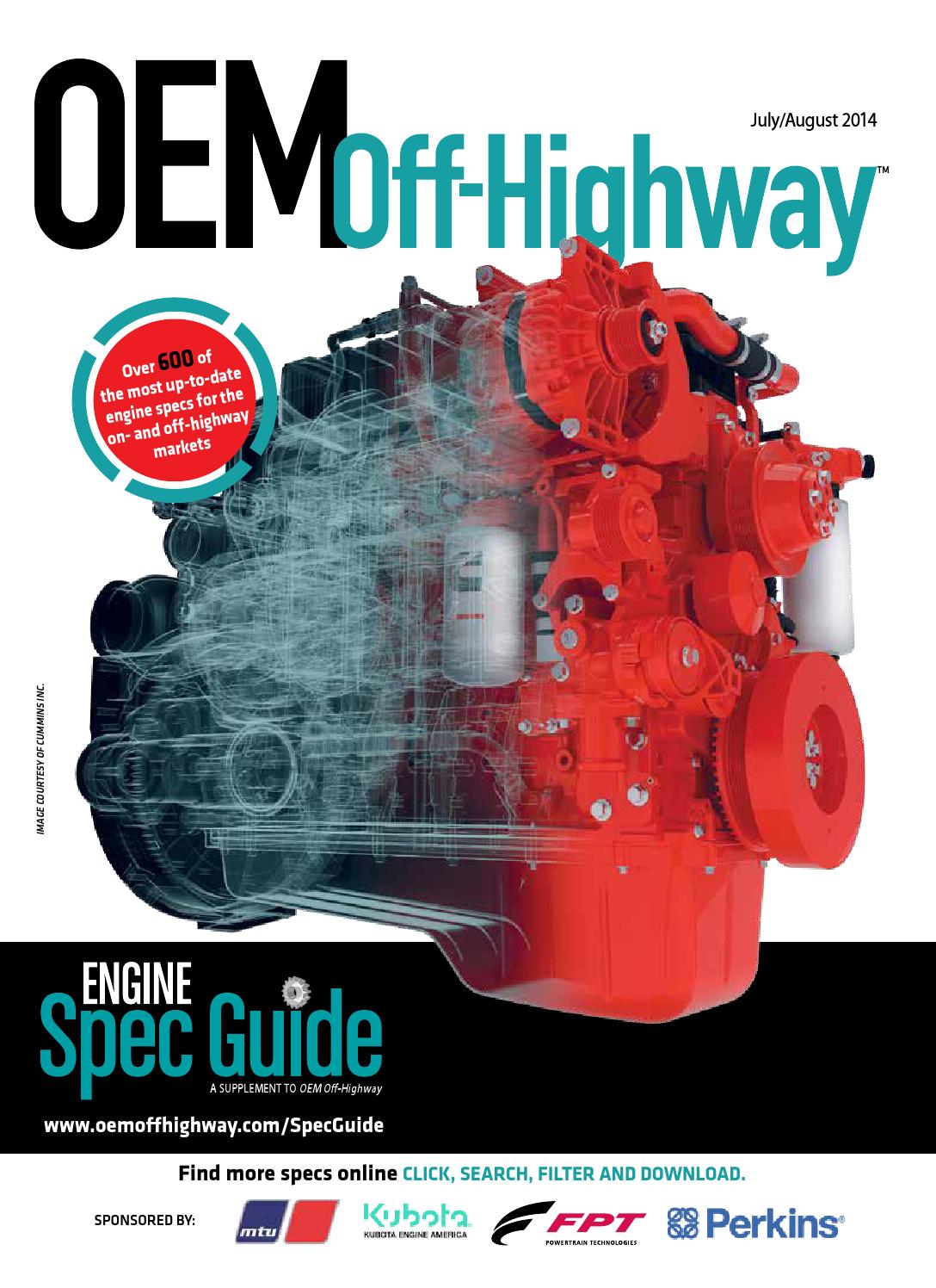OEM OffHighway Engine Spec Guide by OEM OffHighway Issuu