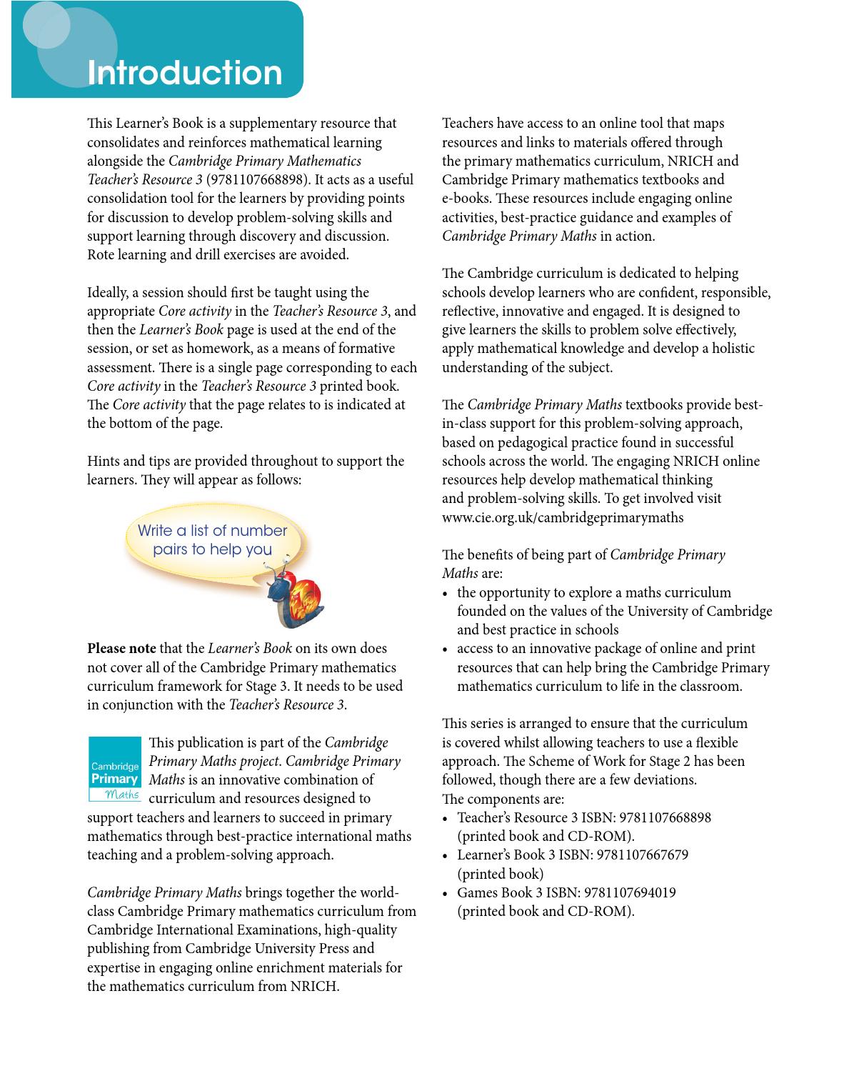 Preview Cambridge Global English Learner's Book 3 by Cambridge ...