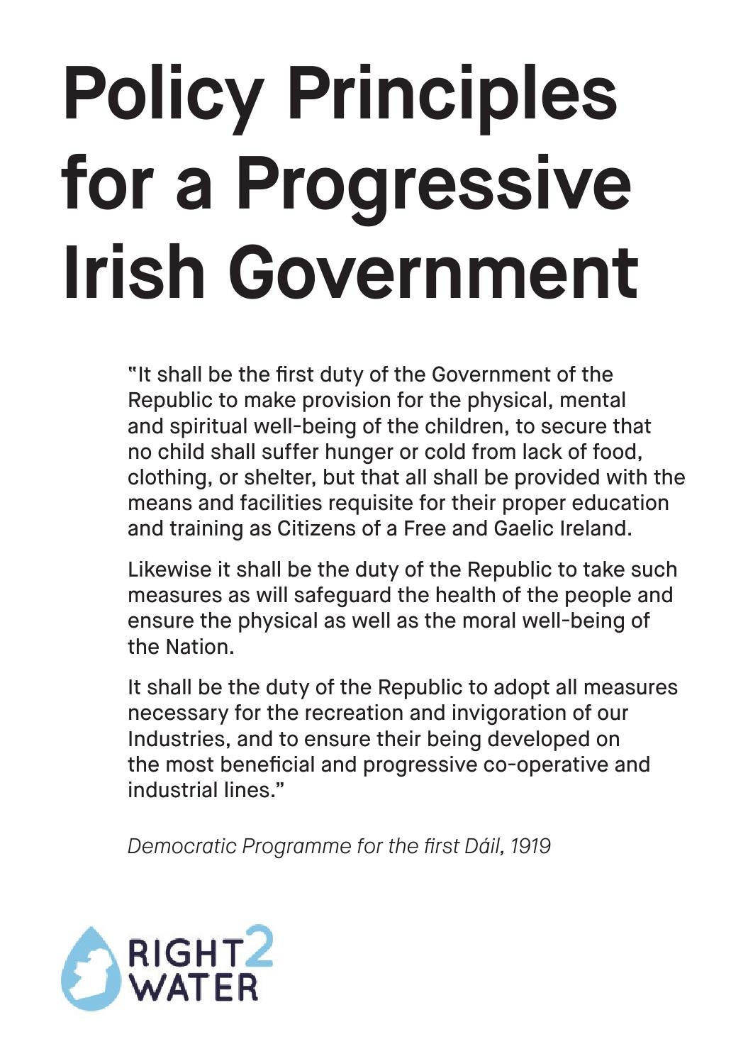 Right2Water Unions' Policy Principles by Mandate Issuu