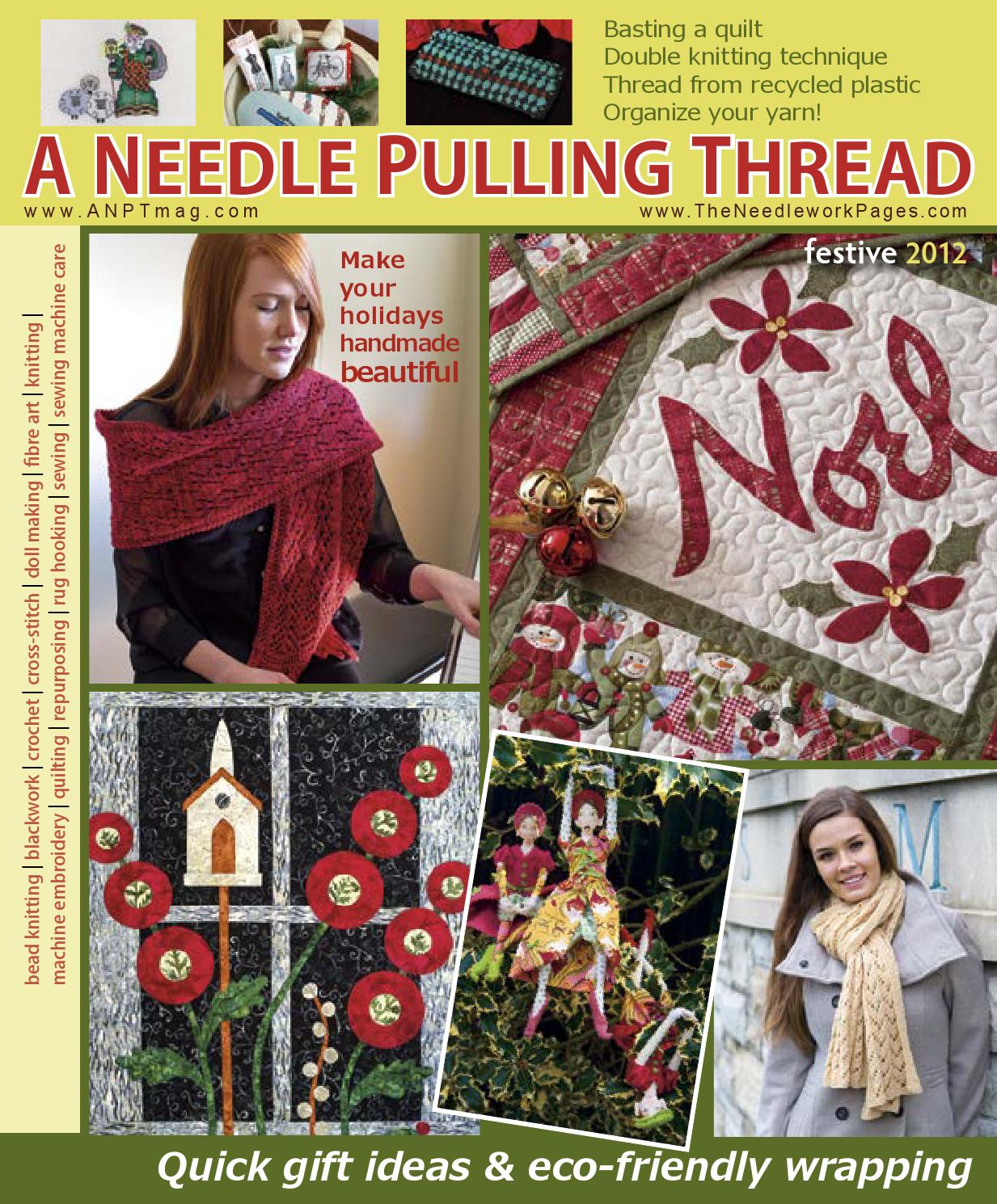 A Needle Pulling Thread Festive 2012 sampler by ANPTmag - Issuu