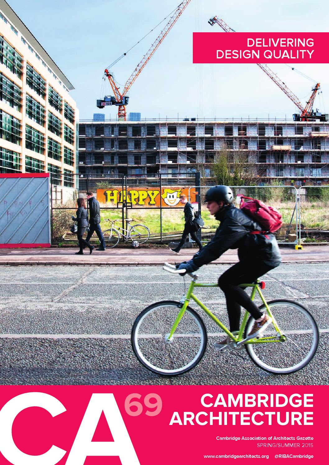 Cambridge Architecture Gazette CA69 By Cambridge Association Of