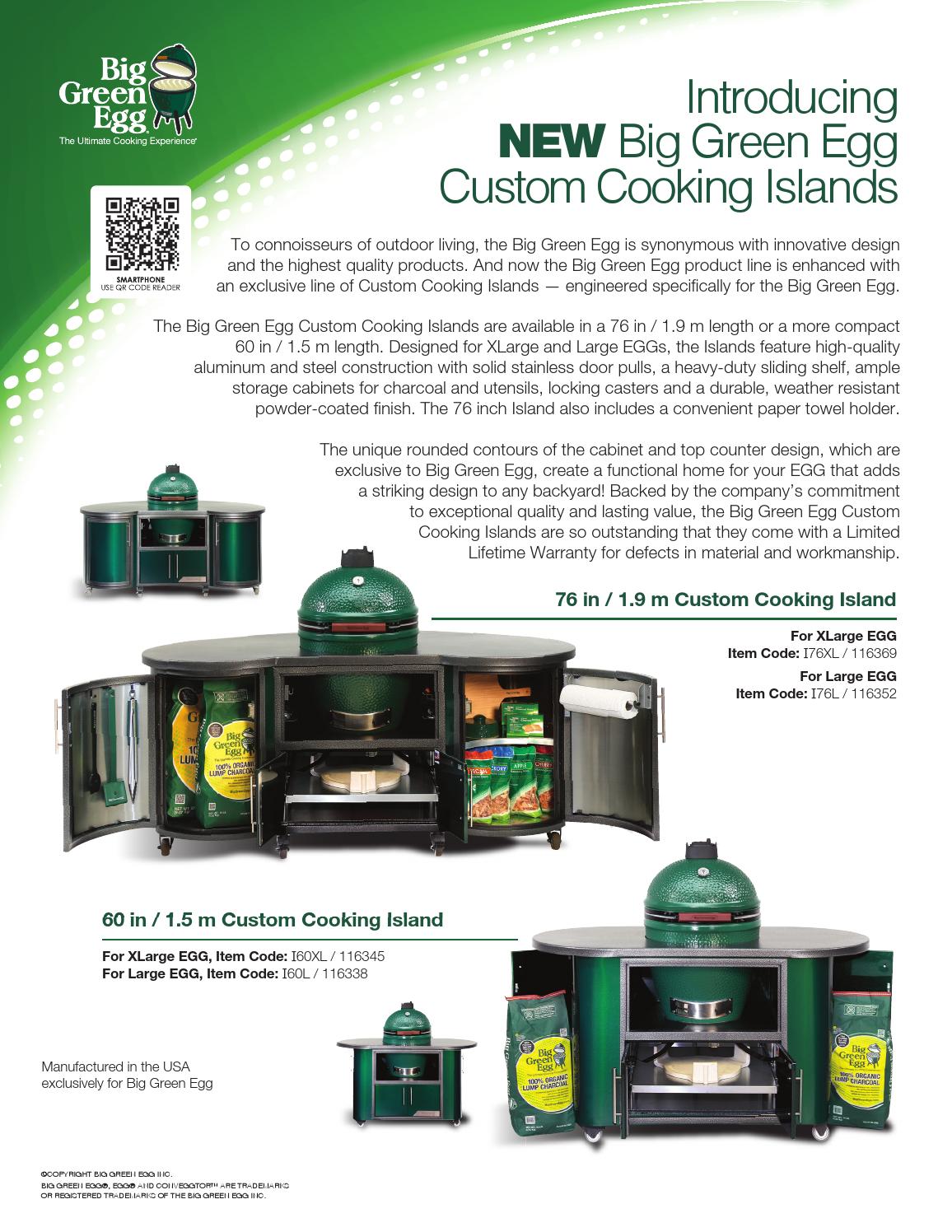 Custom Cooking Islands by Big Green Egg Issuu