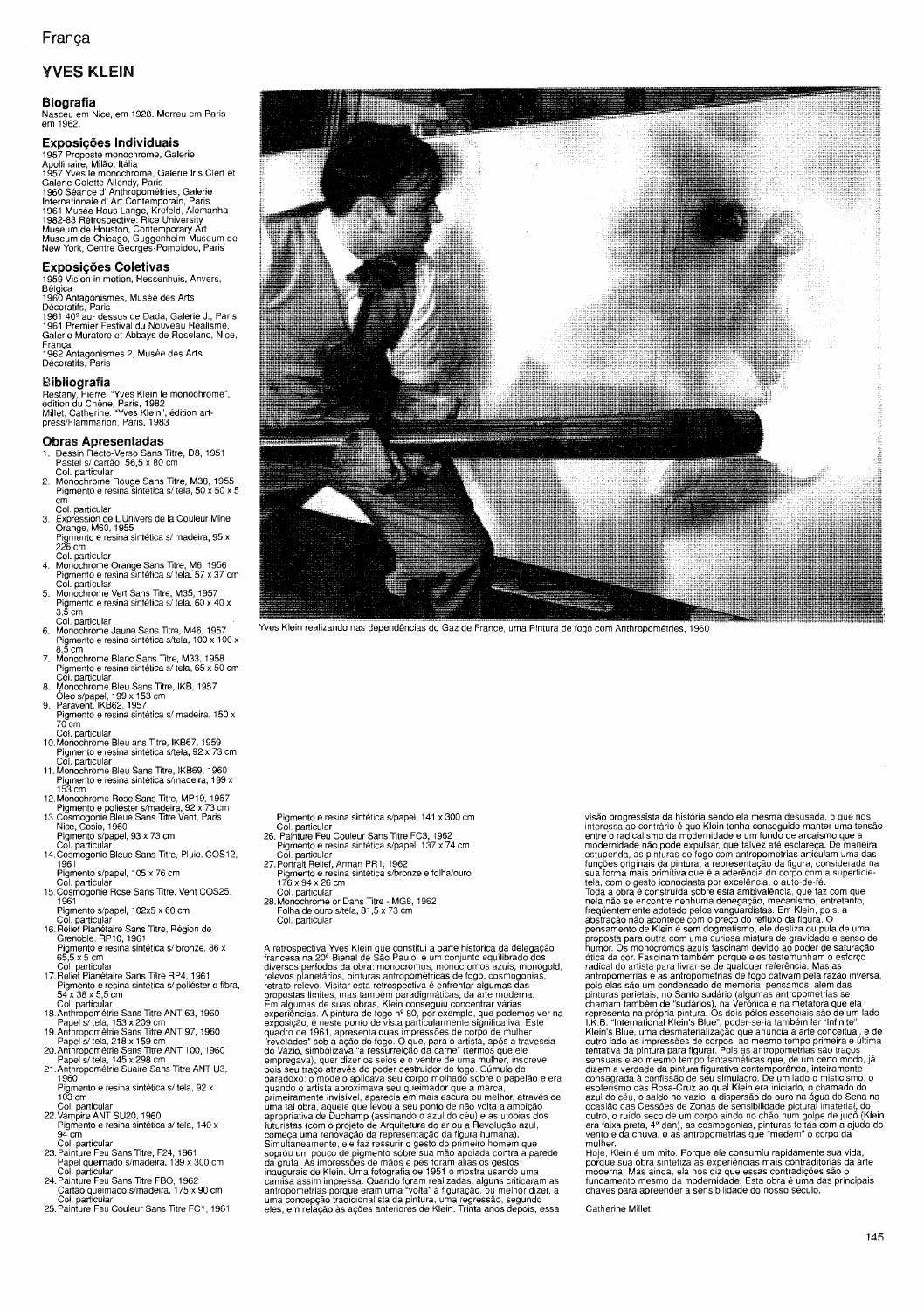20ª Bienal de São Paulo (1989) - Catálogo by Bienal São Paulo - Issuu