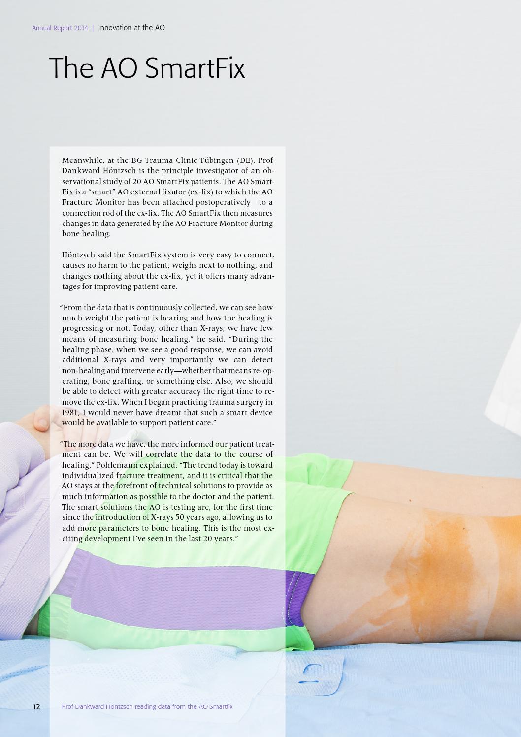 AO Foundation Annual Report 2014 by AO Foundation Issuu