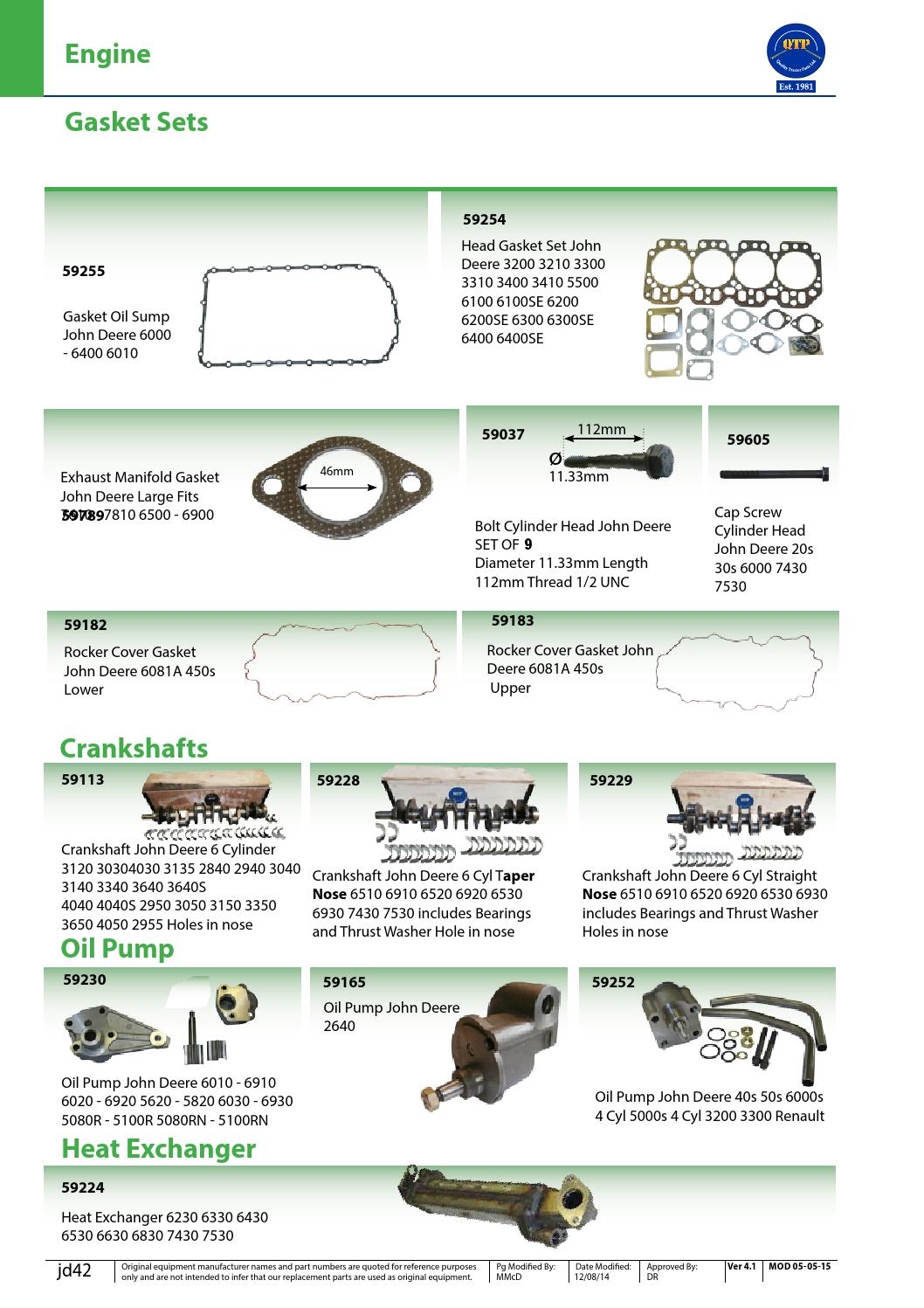 Engine parts catalogue by Quality Tractor Parts Issuu