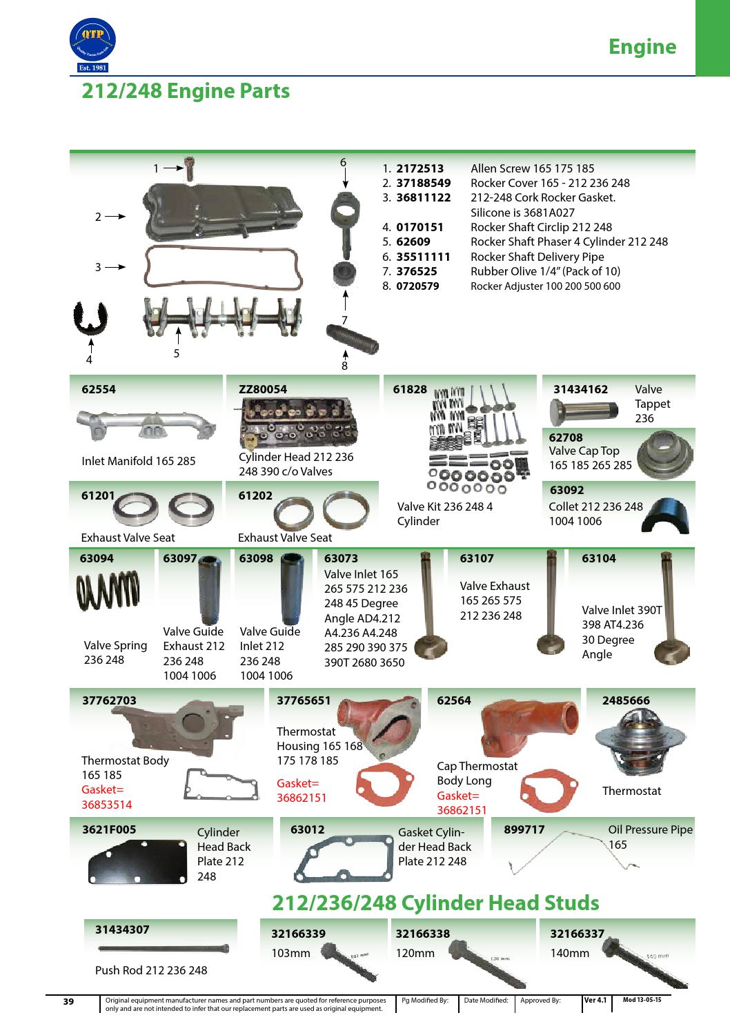 Engine parts catalogue by Quality Tractor Parts Issuu