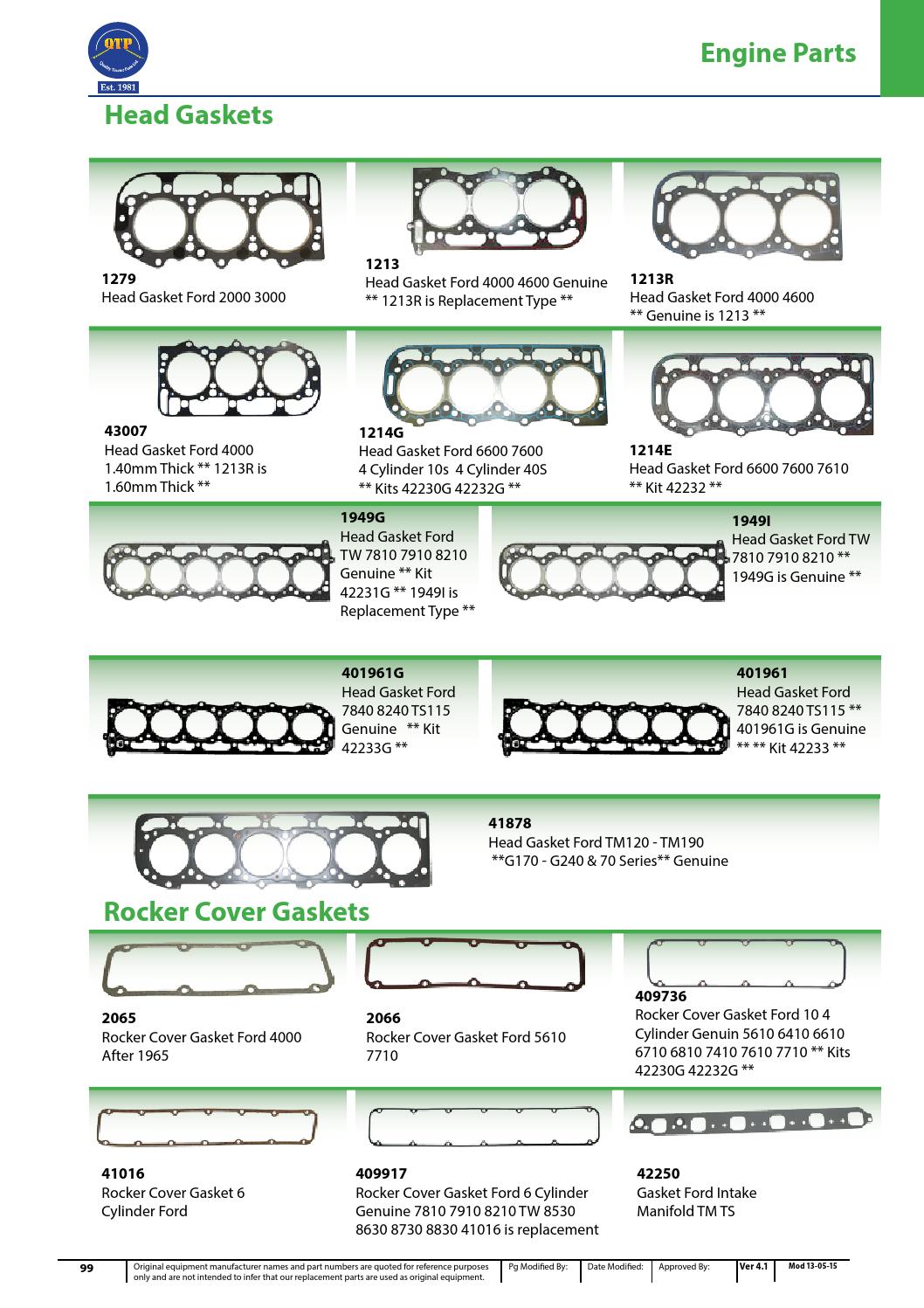 Engine parts catalogue by Quality Tractor Parts - Issuu