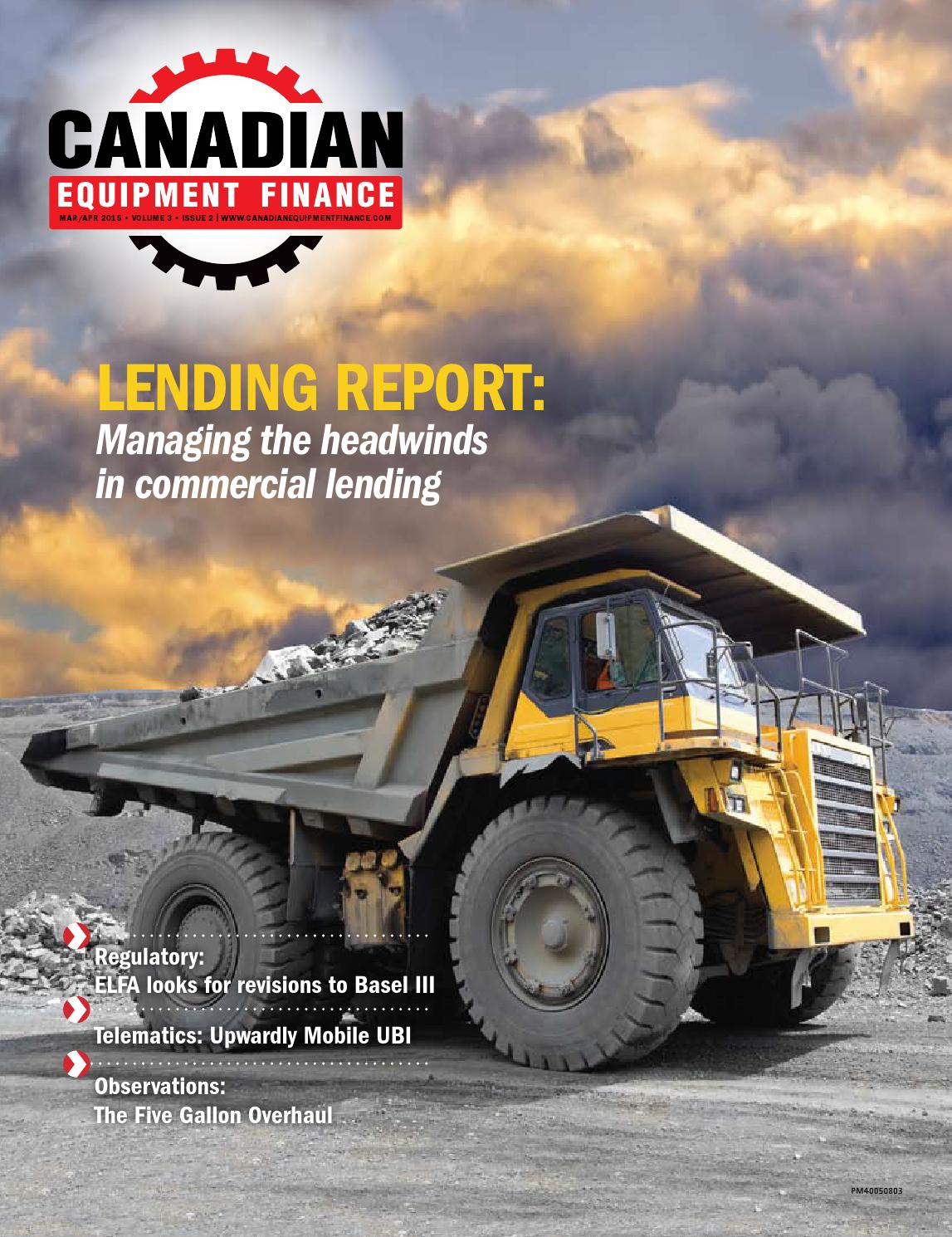 Canadian Equipment Finance Magazine Mar/Apr 2015 by Lloydmedia Inc Issuu