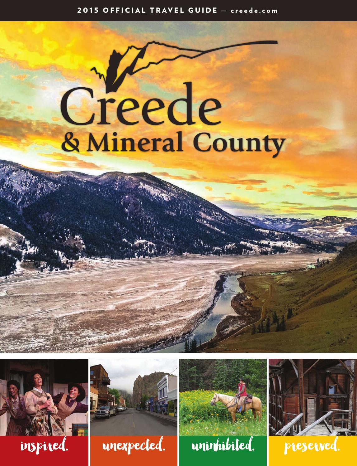 Creede & Mineral County Chamber of Commerce 2015 Visitor's Guide by