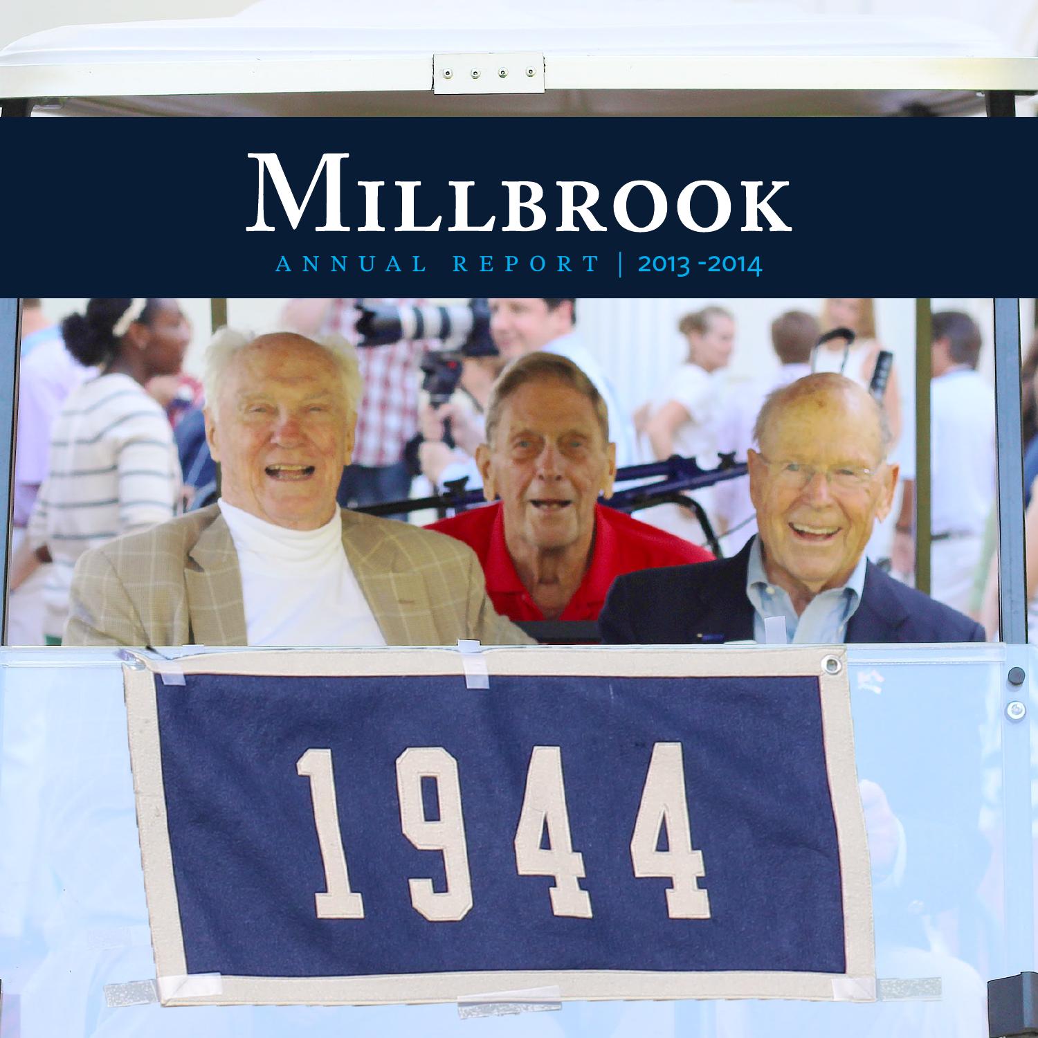 Annual Report/Magazine, Fall 2014 by Millbrook School Issuu