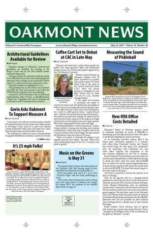 Oakmont News May 15, 2015 by Oakmont Village Issuu
