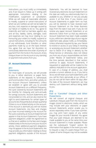Belize Bank Client Deposit + Services Agreement 第 18 页