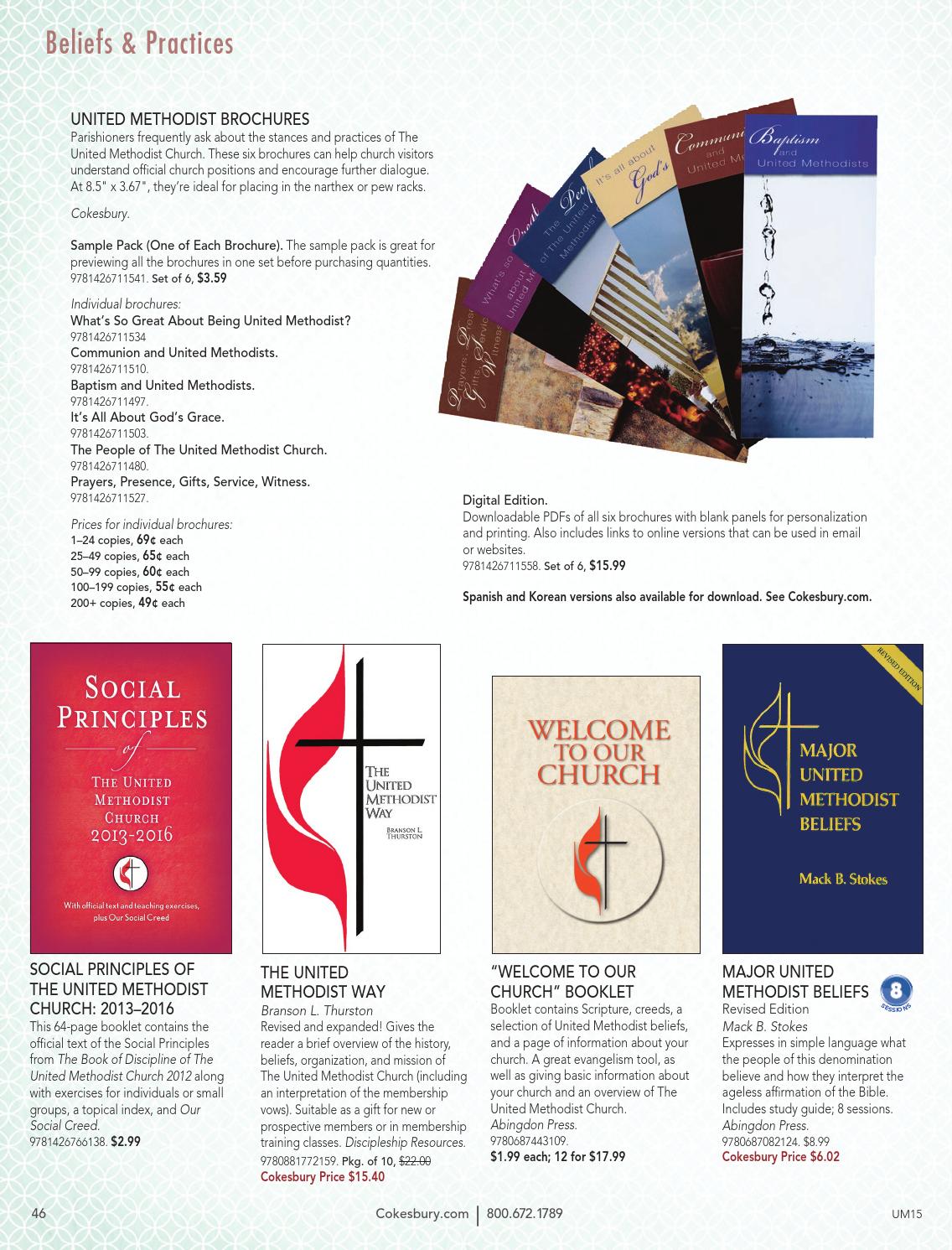 Resources for the United Methodist Church 2015 by United Methodist ...