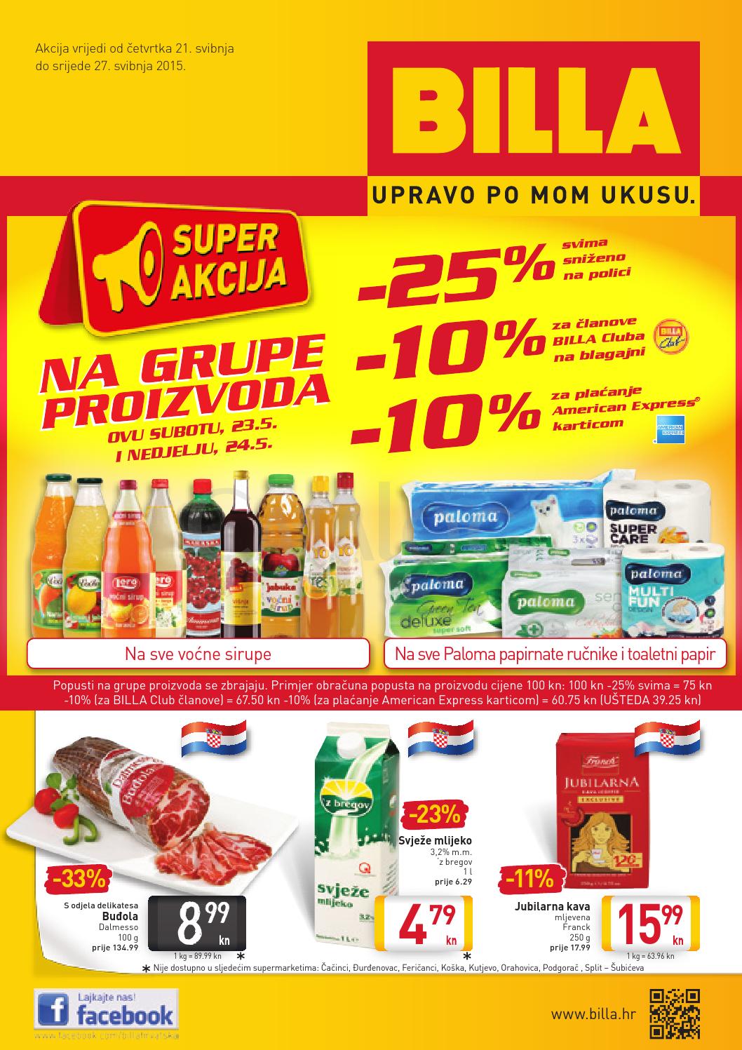 Billa katalog akcija 21 27 2015 by Catalog.hr Issuu