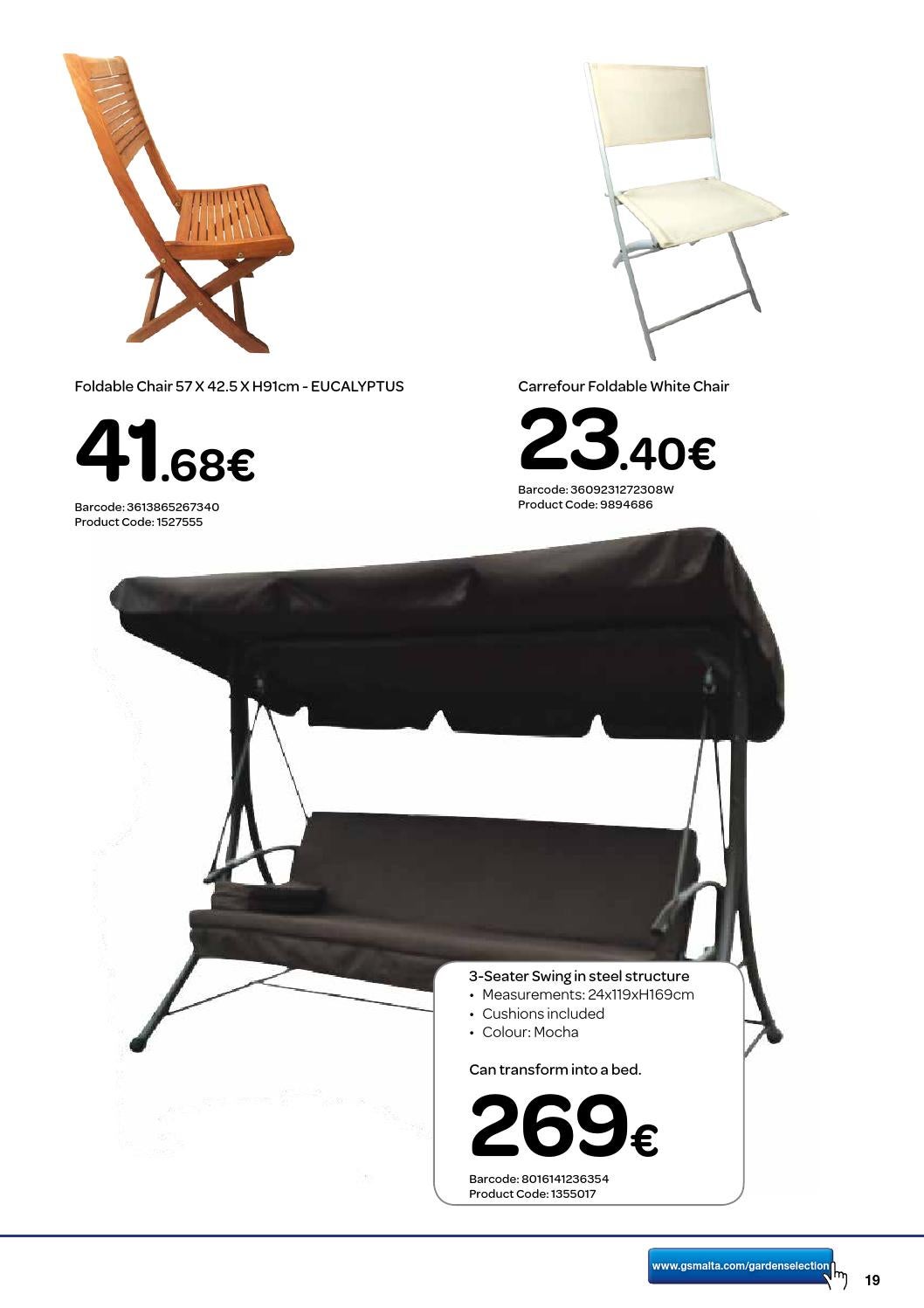 Carrefour Garden Furniture Catalogue May 2015 by the Concept Stadium