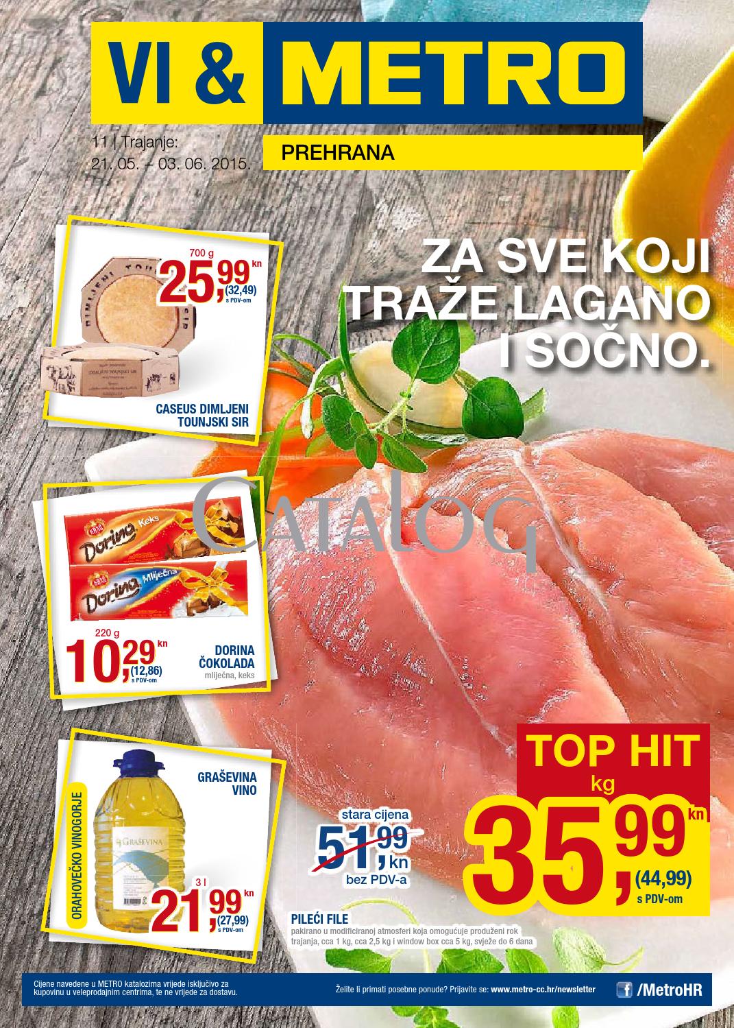 Metro katalog prehrana od 20,05 03 06 2015 by Catalog.hr Issuu