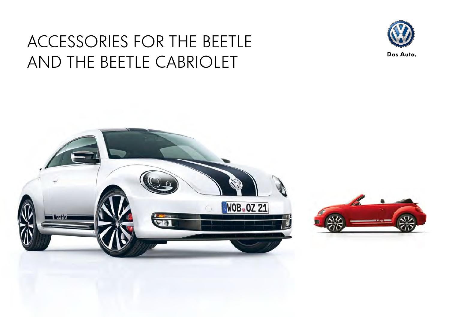 Accessories for the Beetle and the Beetle Cabriolet 10/2014 by Avidly