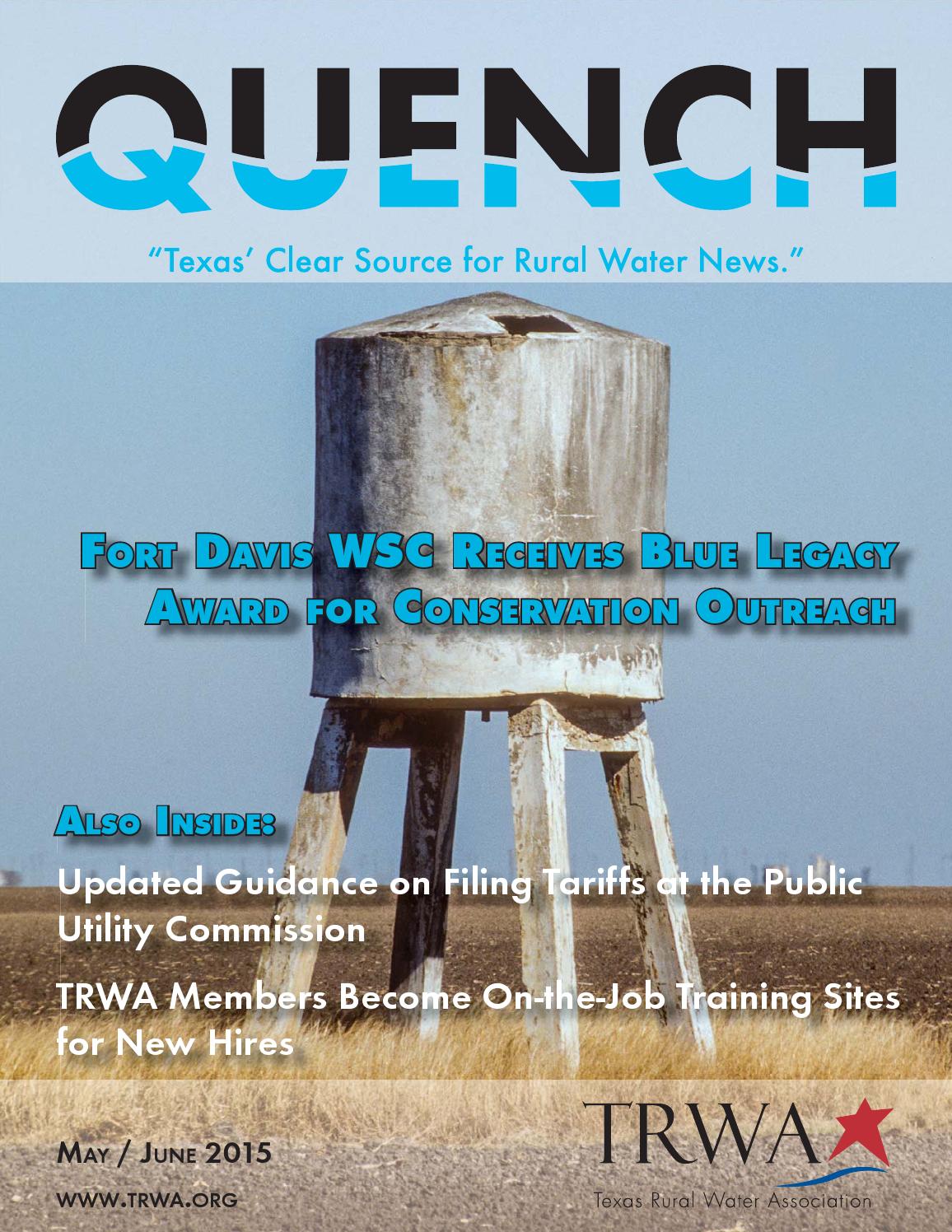 Mayjune15 by Texas Rural Water Association Issuu