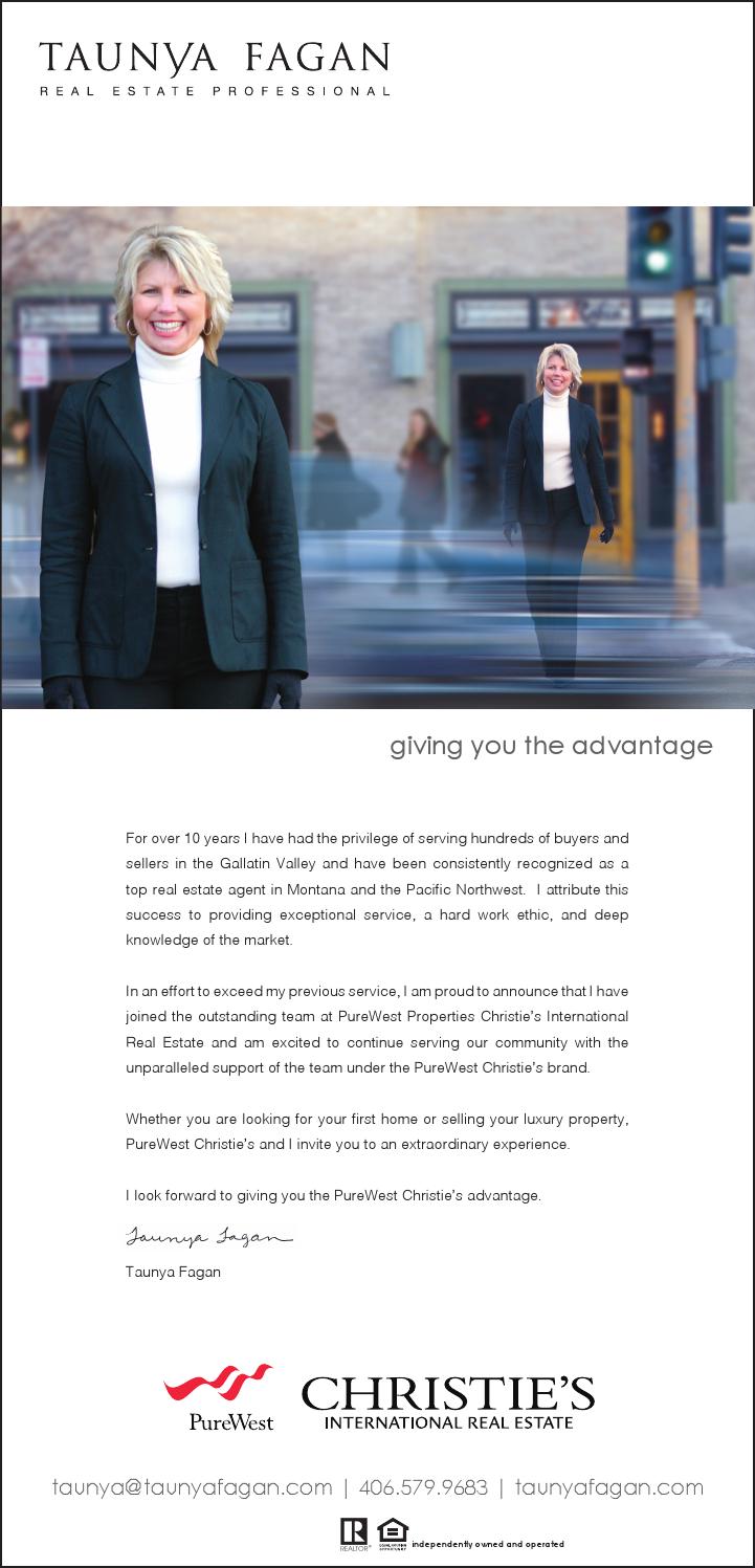 Taunya Fagan Christie's Bozeman Real Estate Agent by Taunya Fagan