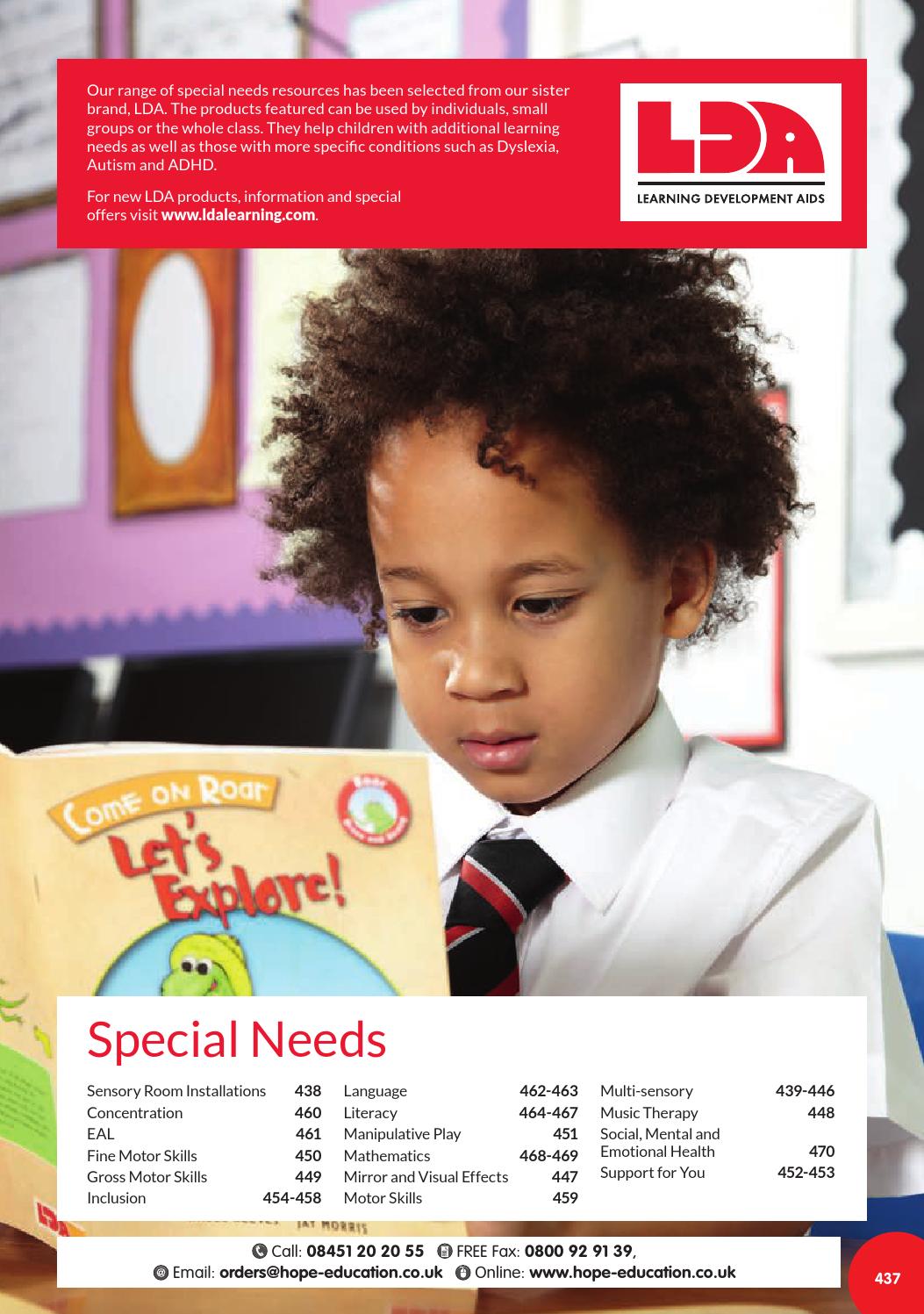 Hope Education Catalogue 2015/16 Special Needs by Findel Ltd Issuu