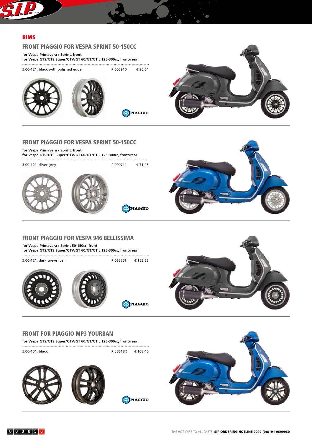 Catalogue SIP for Modern Vespa Update 2015 by SIP Scootershop GmbH