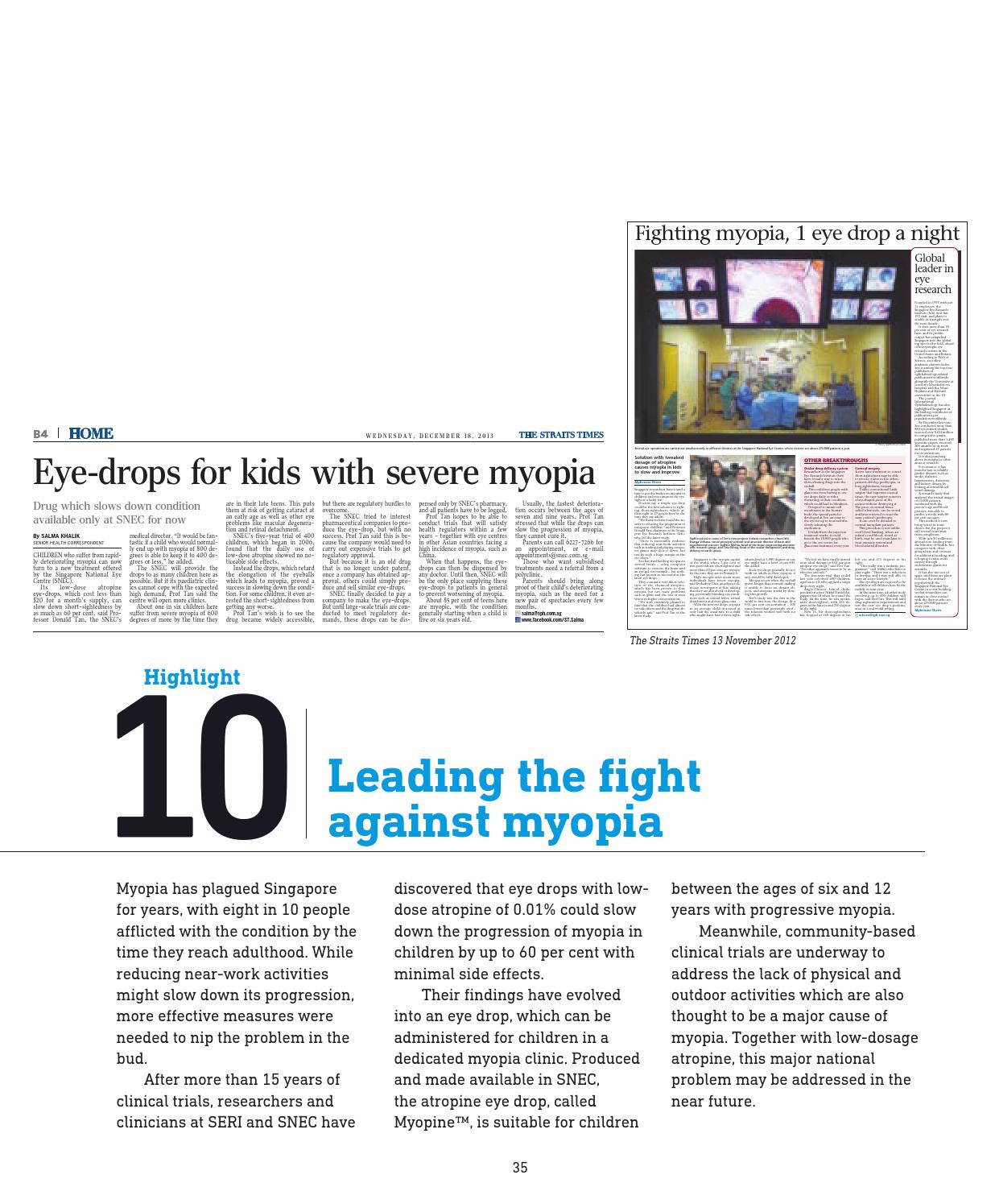 Snec 25 Highlights Book By Singapore National Eye Centre Issuu