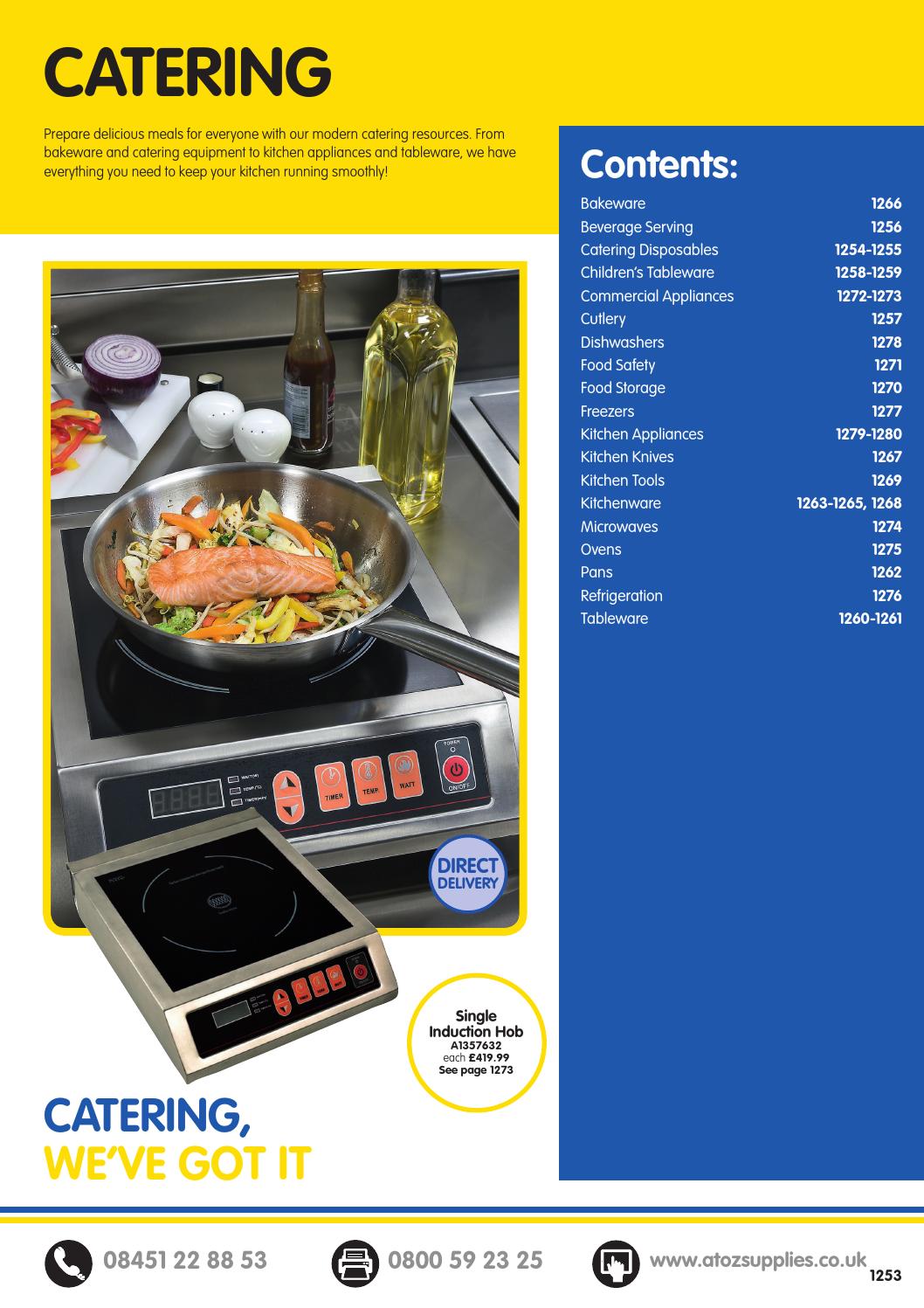 AtoZ Educational Supplies Catalogue 2015/16 Catering and Food