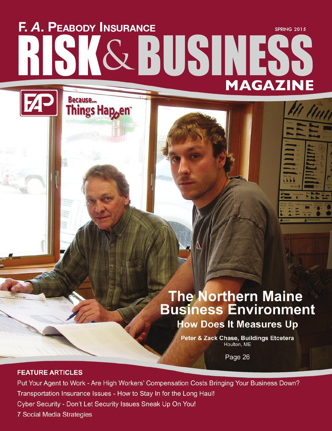 R&amp;B F.A.Peabody Insurance Spring 2015 by Tulip Media Group