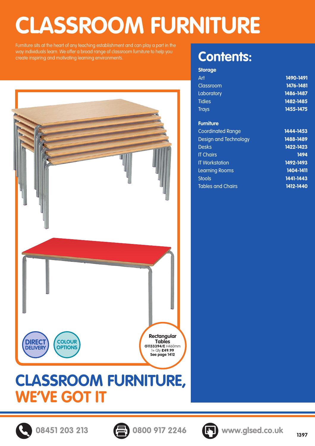 GLS Educational Supplies Catalogue 2015/16 Classroom Furniture by