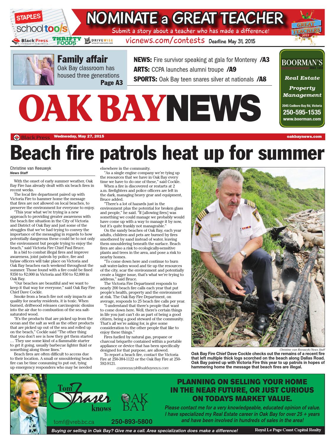 Oak Bay News, May 27, 2015 by Black Press Media Group Issuu