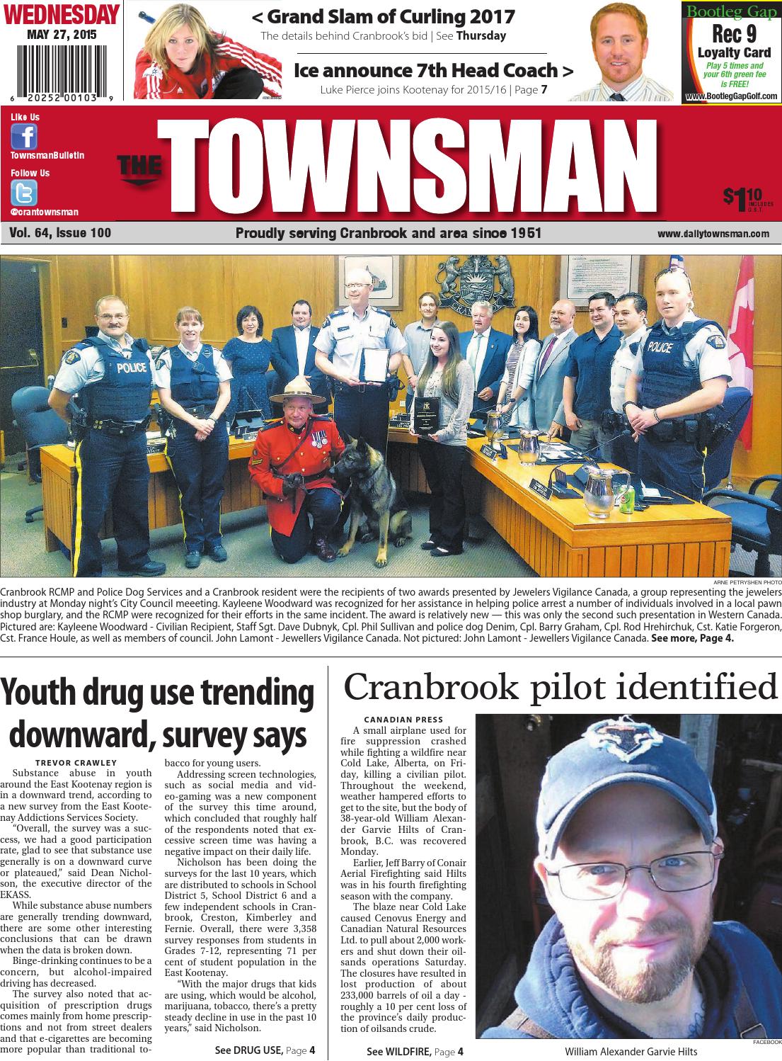 Cranbrook Daily Townsman, May 27, 2015 by Black Press Media Group Issuu
