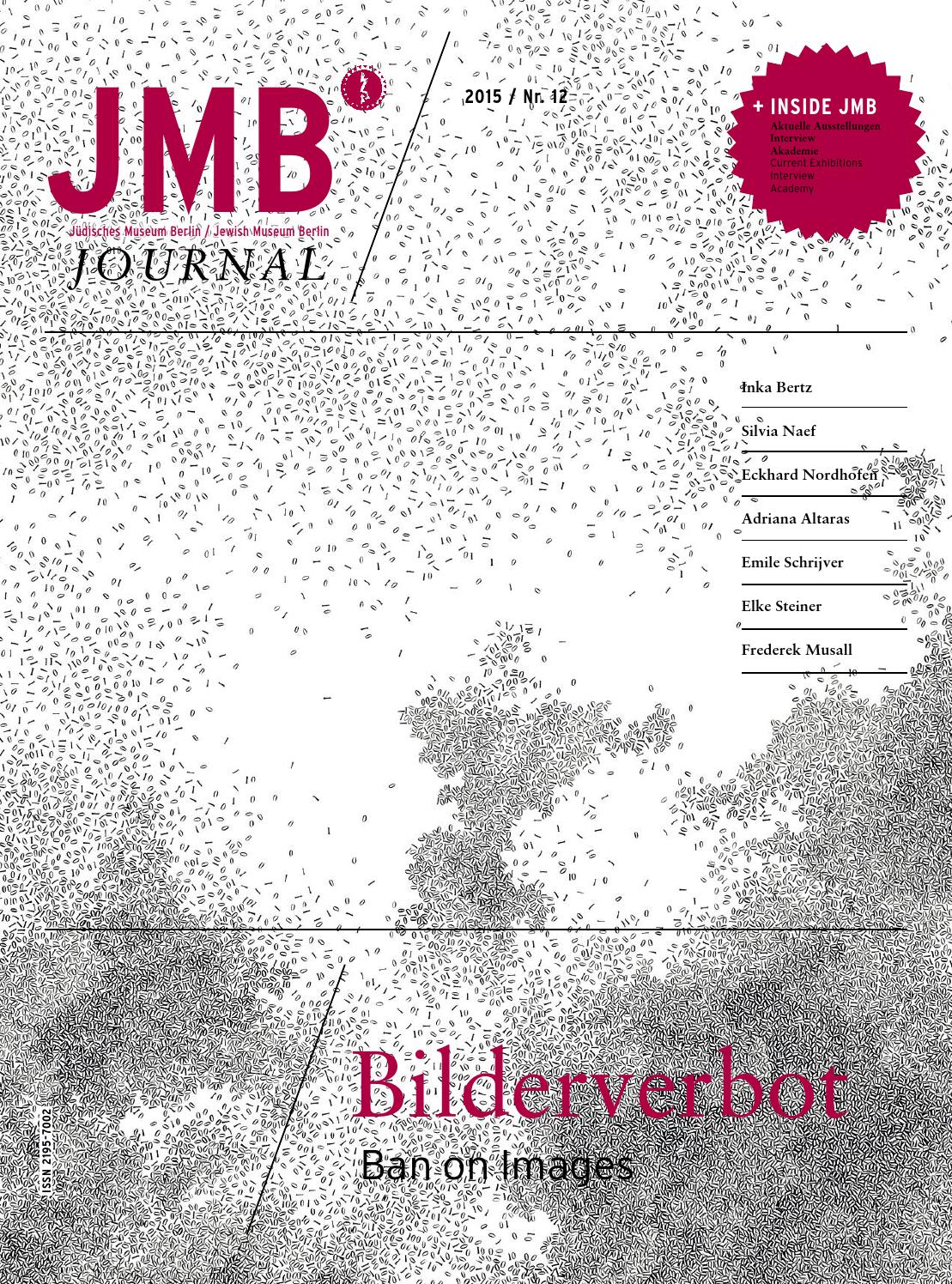 Jewish Museum Berlin JMB Journal Nr 12 By Jewish Museum Berlin JMB Journal Nr 12 By