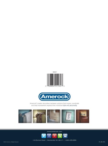 Moore Creative Amerock Wall Plate 灯饰目录 第 16 页
